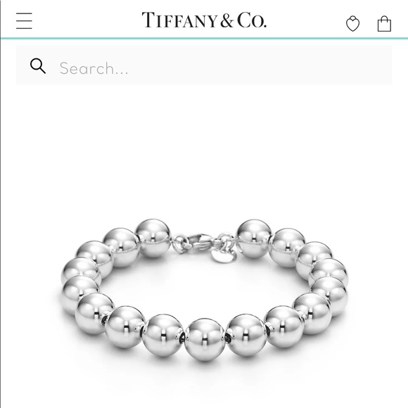 Tiffany & Co. Ball Silver Bracelet - Picture 1 of 4